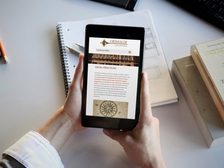Razorfrog portfolio: Grimaldi Law Offices