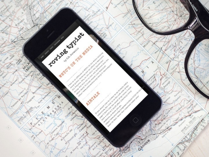 Razorfrog portfolio: Roving Typist