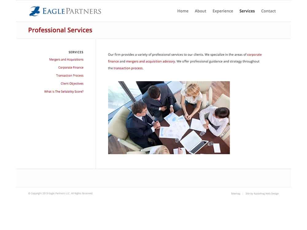 Eagle Partners Services Page