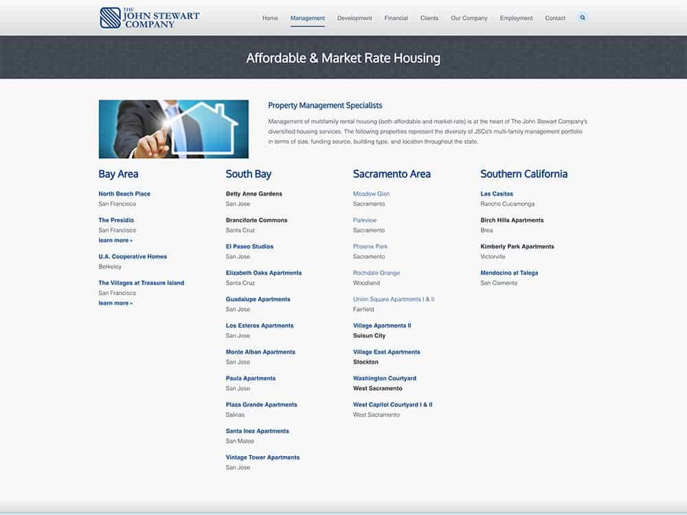JSCO Affordable and Market Rate Housing Page