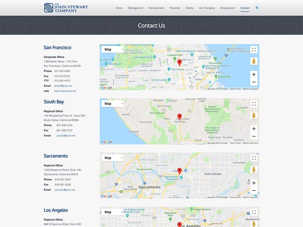JSCO Contact Page