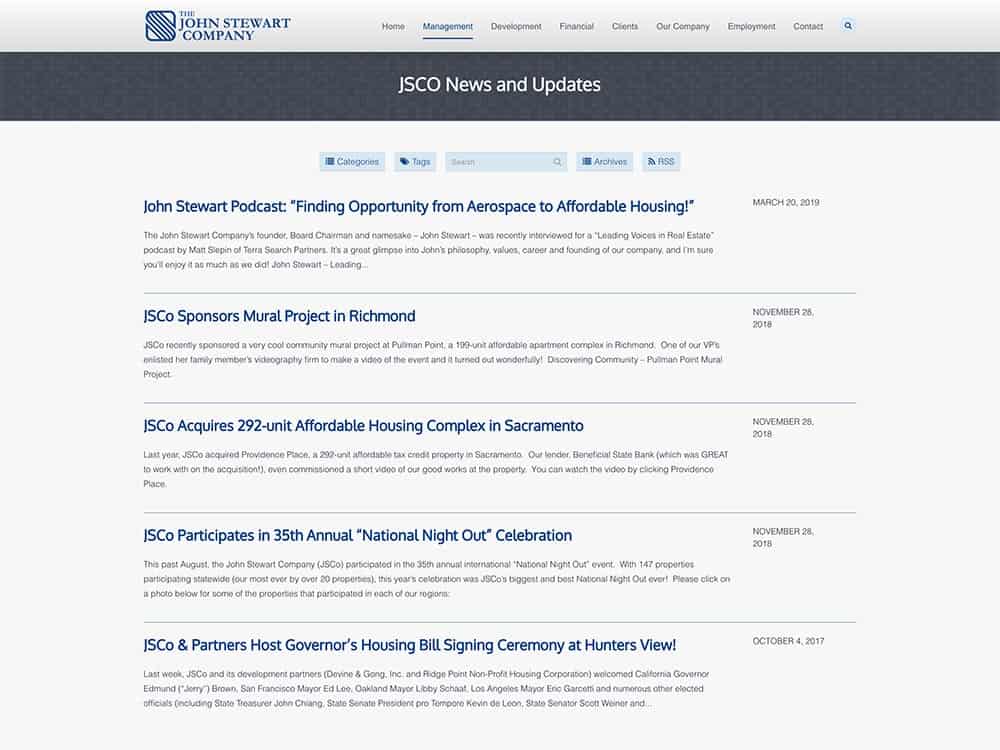 JSCO News Page