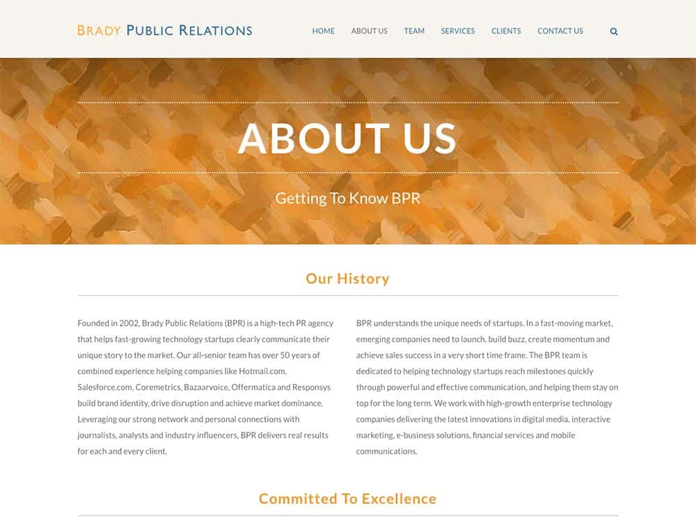 Brady Public Relations About Us Page