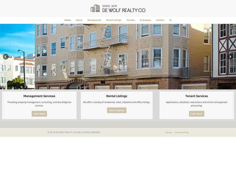 DeWolf Realty Homepage