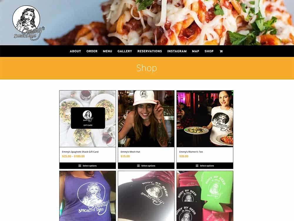 Emmy's Shop Page