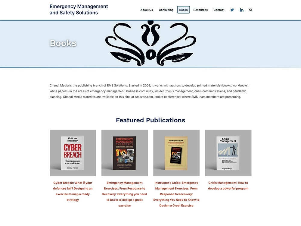 EMS Solutions Books Page