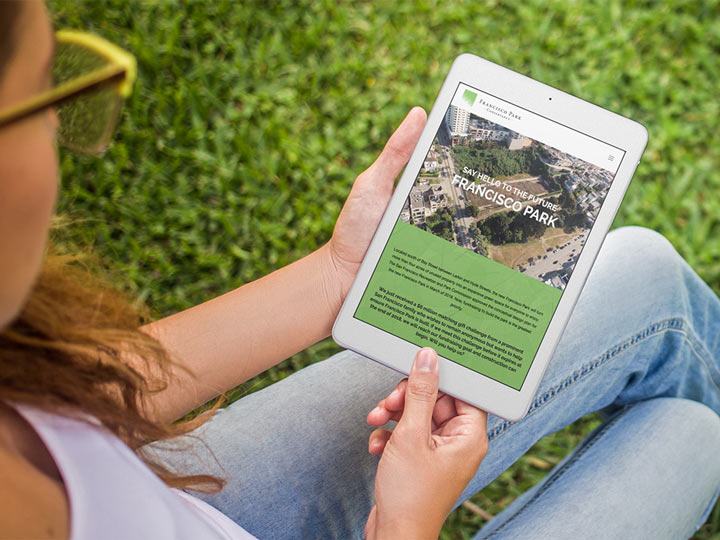 Razorfrog portfolio: Francisco Park Conservancy