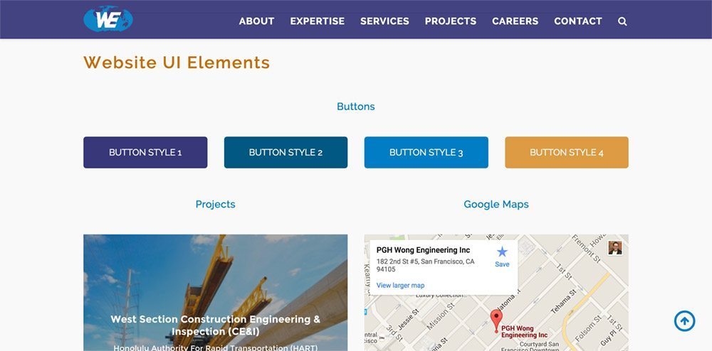 PGH Wong Engineering Style Guide - UI Elements