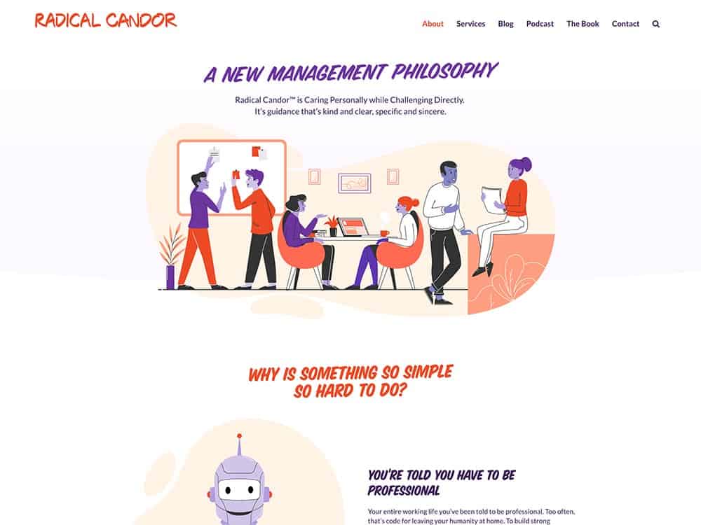 Radical Candor About Our Approach Page