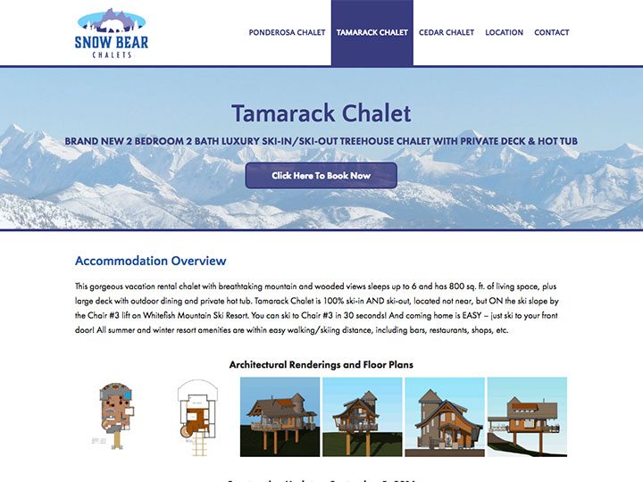 Snow Bear Chalets Tamarack Chalet