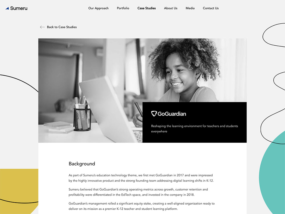 Sumeru Single Case Study Page