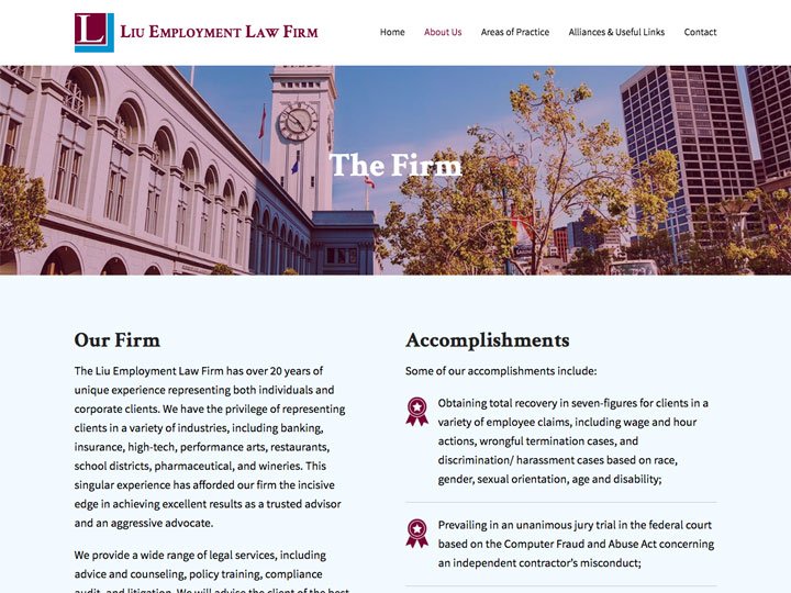 Liu Employment Law About