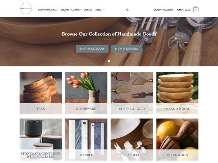 Shop Be Home Homepage