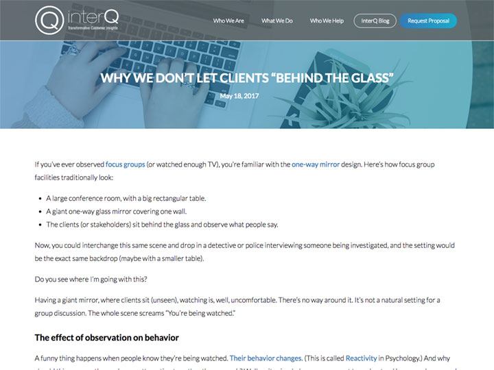 InterQ Research Blog Entry
