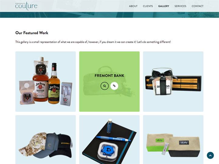 Corporate Couture Gallery Page