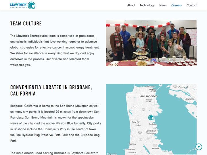Maverick Therapeutics Careers Page