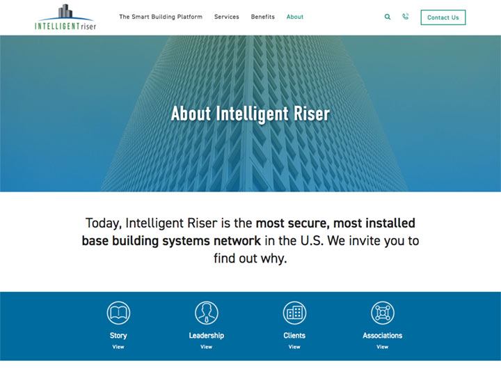 Intelligent Riser About Page