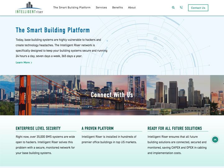 Intelligent Riser Homepage 2