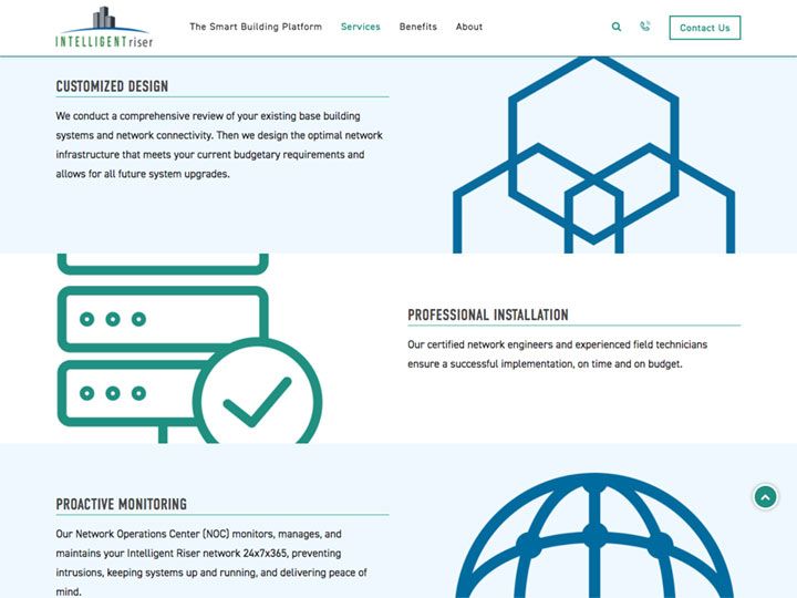 Intelligent Riser Smart Building Platform Page