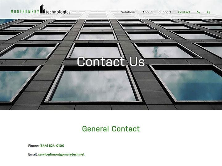 Montgomery Technologies Contact Page