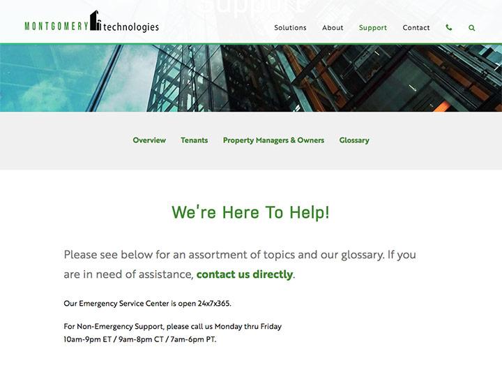 Montgomery Technologies Support Page