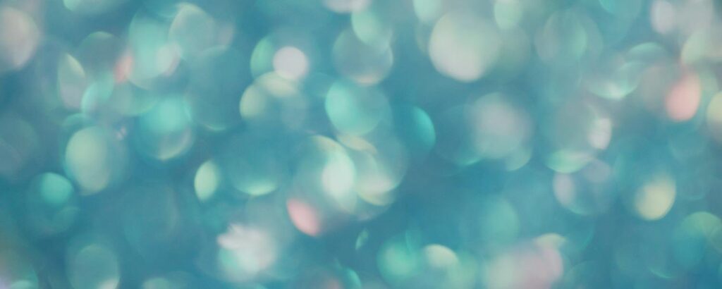 Abstract Bokeh Turquoise