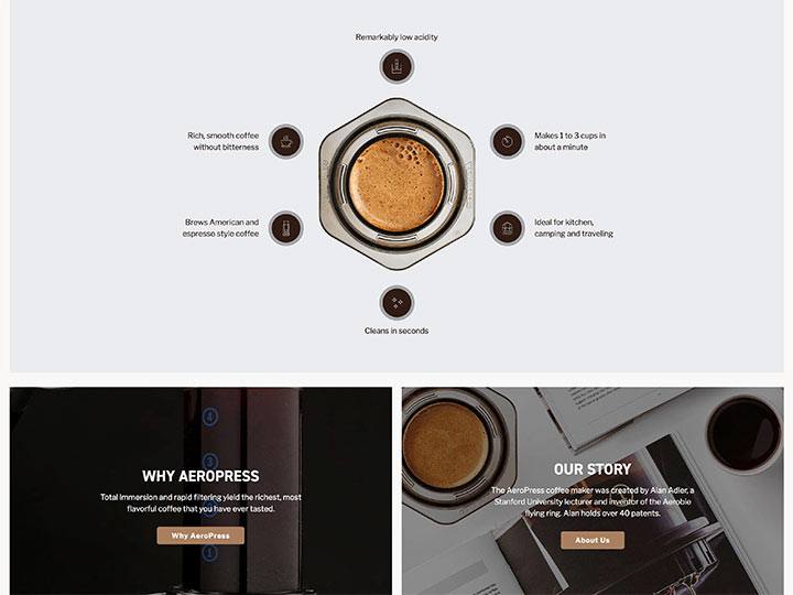 AeroPress Homepage 1