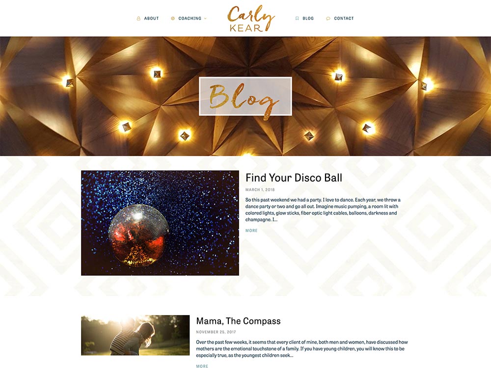 Carly Kear Blog Page