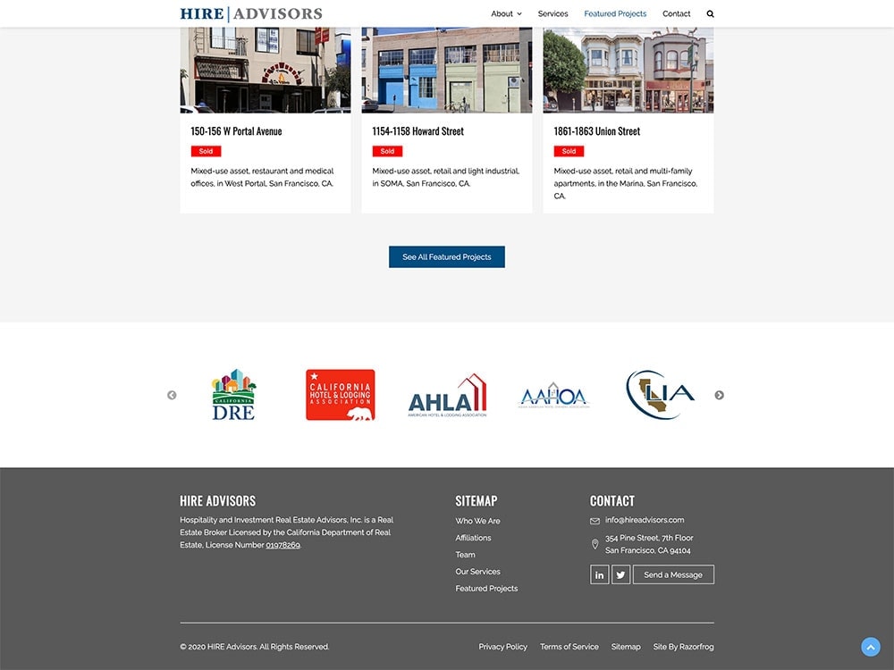 HIRE Advisors Footer