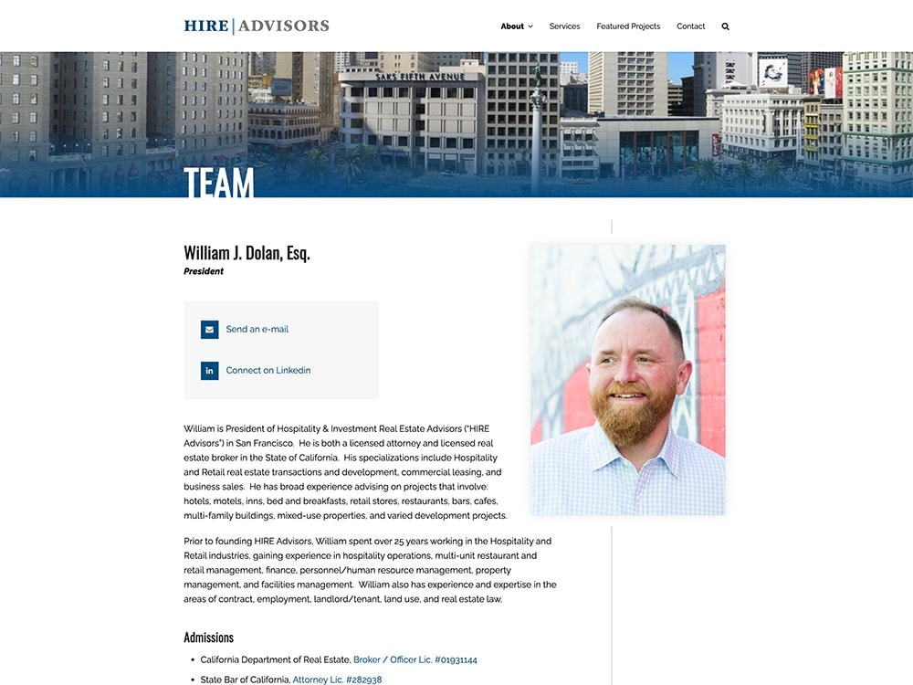 HIRE Advisors Team Page