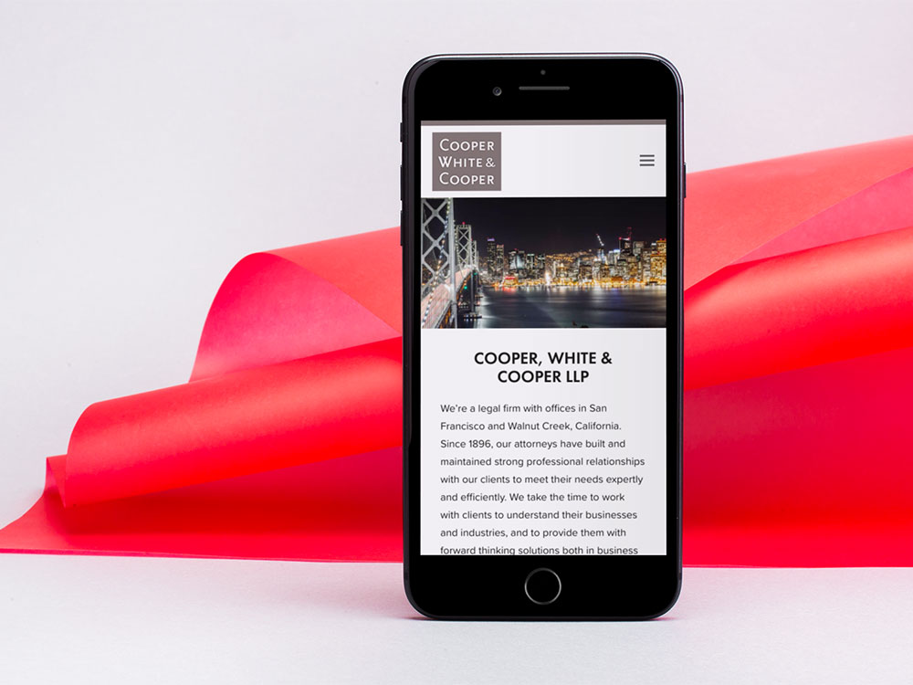 Razorfrog portfolio: Cooper, White & Cooper LLP