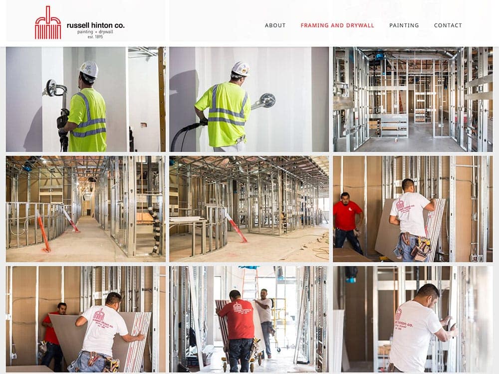 Russell Hinton Co. Framing and Drywall Page 2