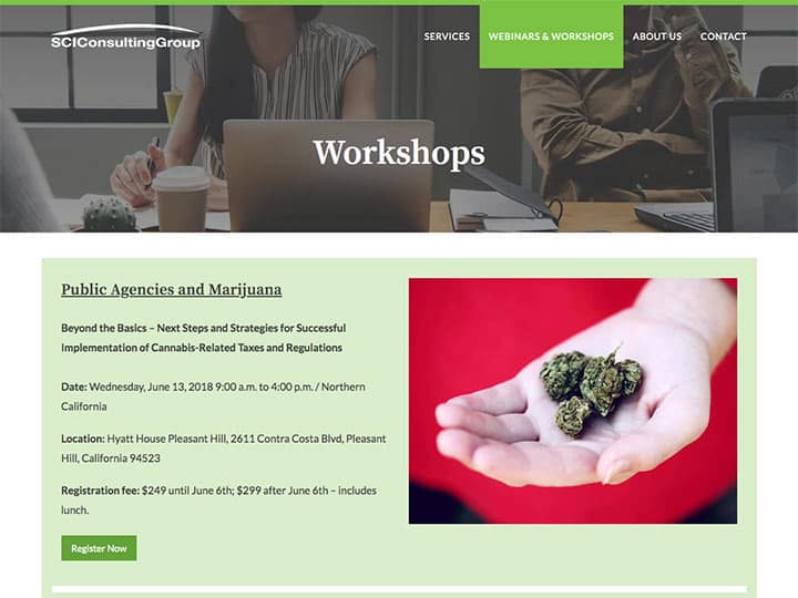 SCI Consulting Group Workshop Page