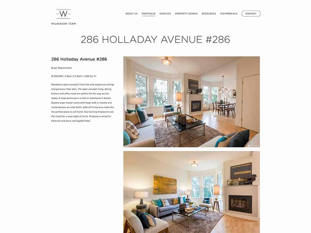 Wilkerson Team Single Property Page