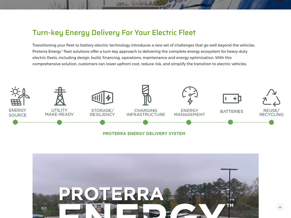 Proterra Energy Services Page