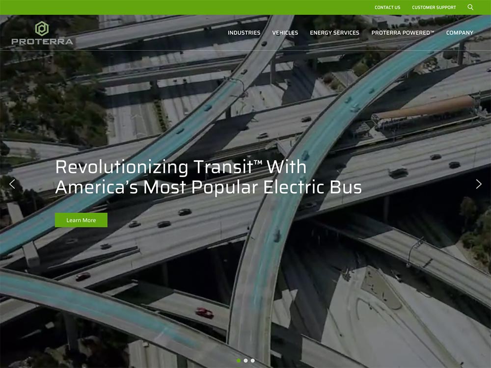 Proterra Homepage 1