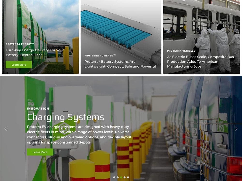 Proterra Homepage 2