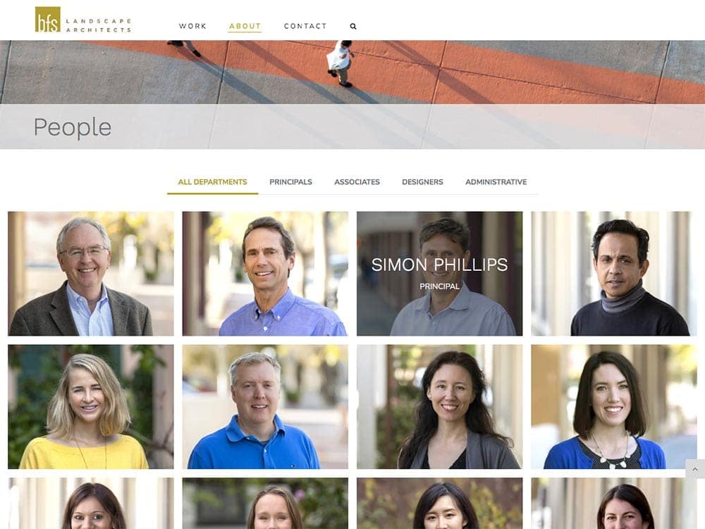 BFS Landscape Architects People Page