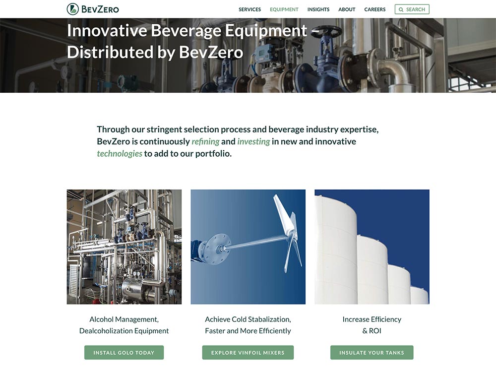 BevZero 2021 Equipment Page