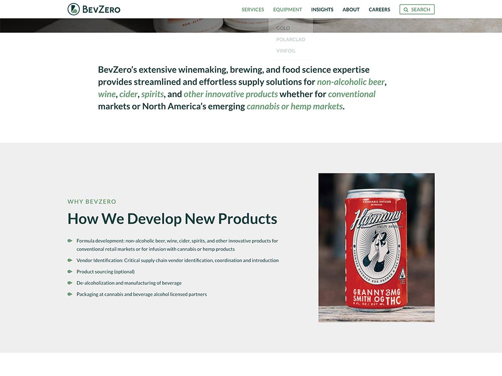 BevZero 2021 Product Development Page