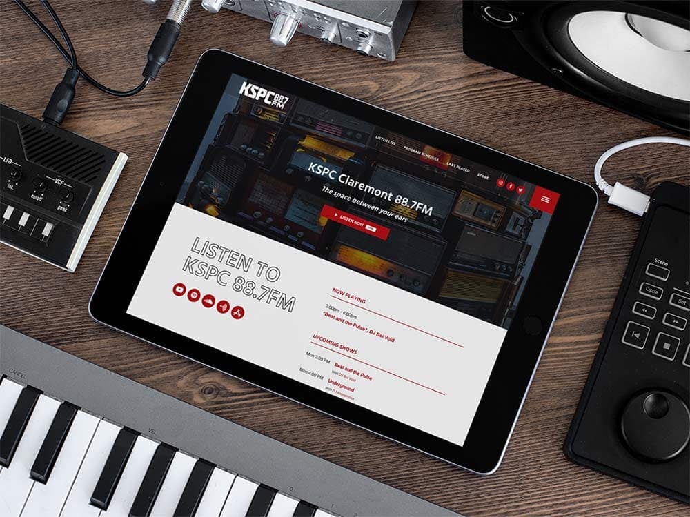 Razorfrog portfolio: KSPC 88.7 FM