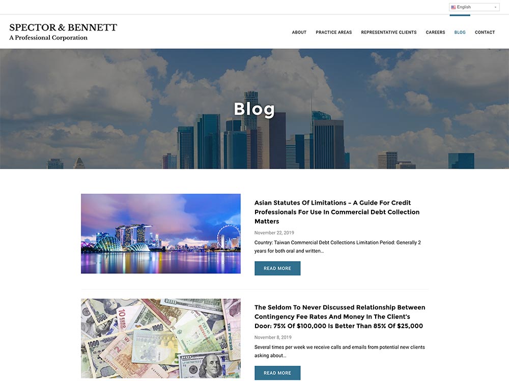 Spector & Bennett Blog Page