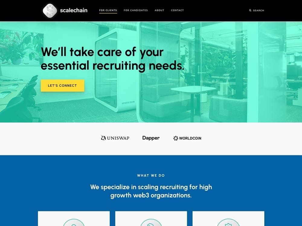 ScaleChain For Clients Page 1