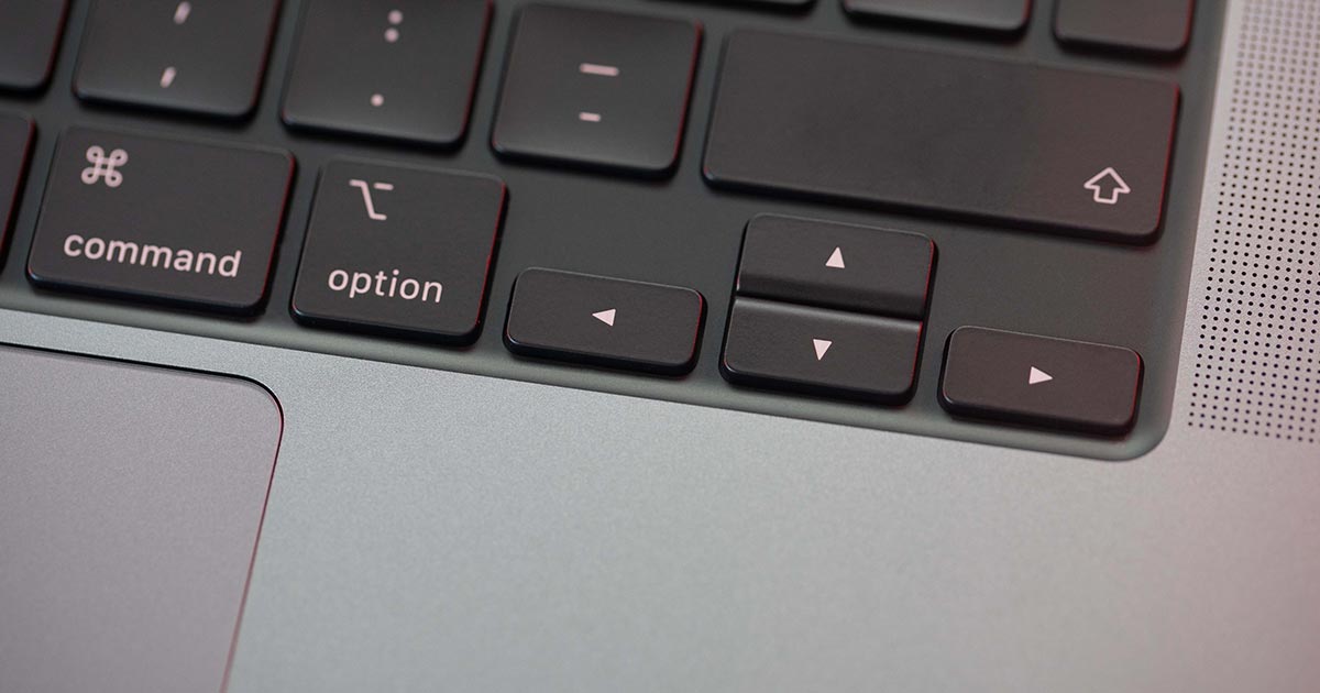 MacBook Laptop Keyboard Arrows