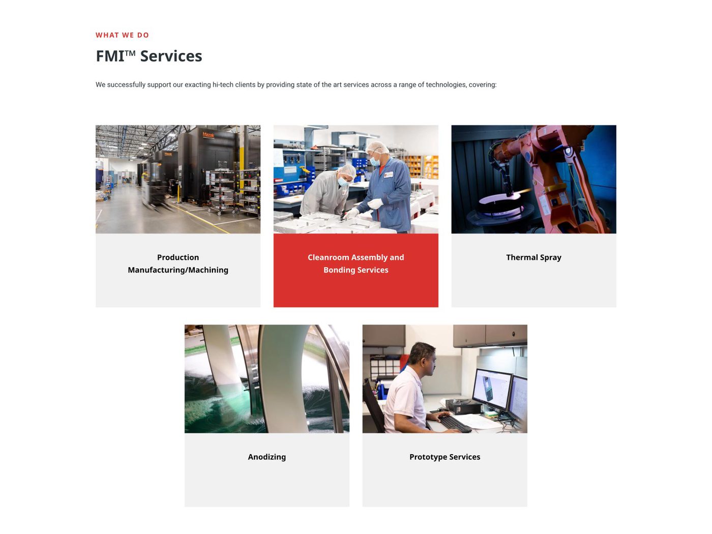 FM INDUSTRIES Homepage 2