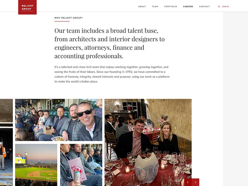 Reliant Group Careers Page