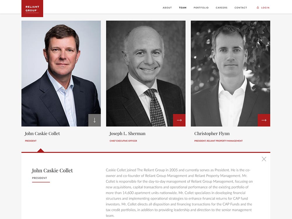 Reliant Group 2022 Team Page