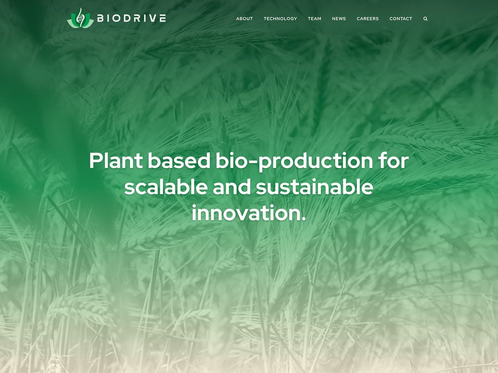 BioDrive Homepage 1