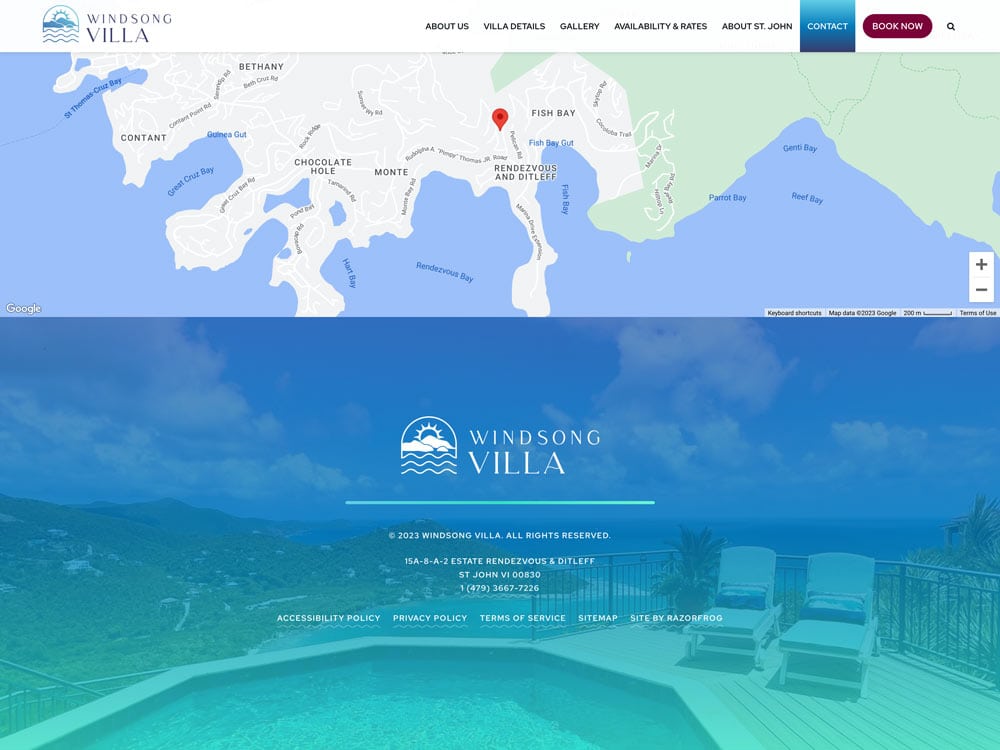 WindSong Villa Footer