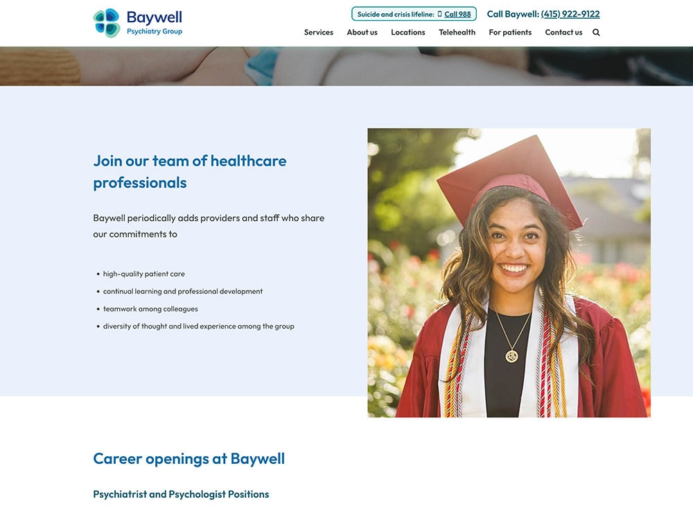 Baywell Job Opportunities Page